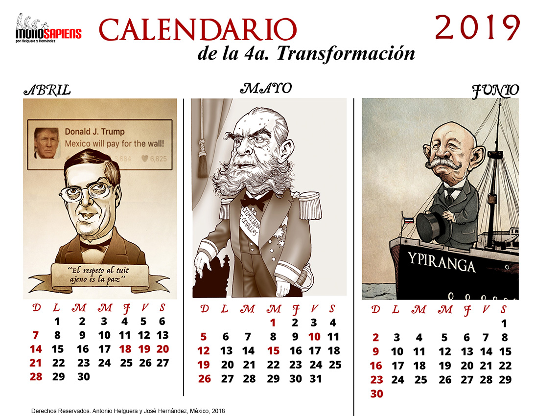 Calendario 2019 2